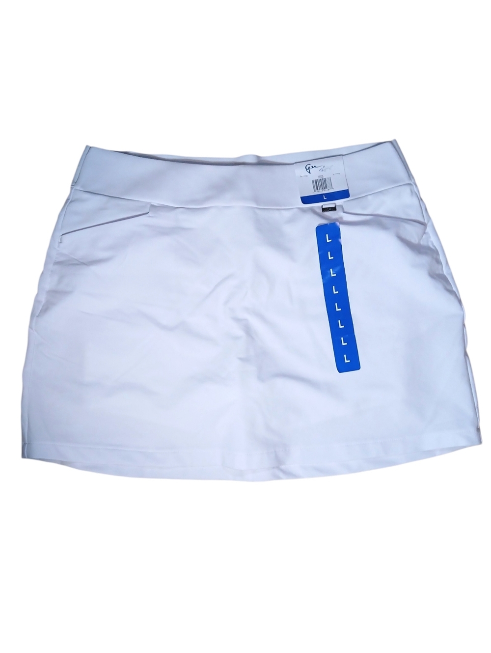 NWT Greg Norman White Stretch Skort Golf Tennis Sz Large - Picture 4 of 10